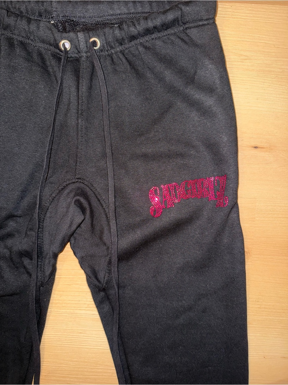 Sadboys Rhinestone Sweatpants - Picture 2 of 4